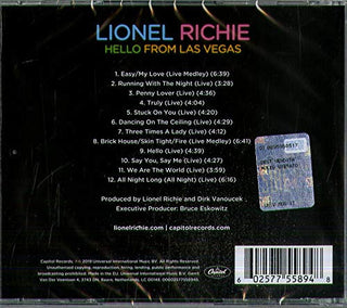 Lionel Richie : Hello From Las Vegas (CD, Album)