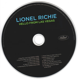 Lionel Richie : Hello From Las Vegas (CD, Album)