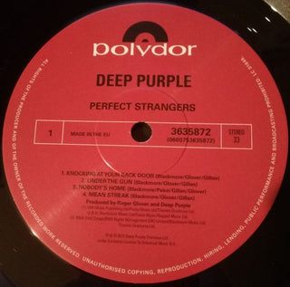 Deep Purple : Perfect Strangers (LP, Album, RE, RM)