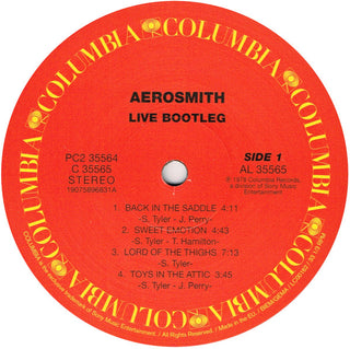 Aerosmith : Live! Bootleg (2xLP, Album, RE, RM)