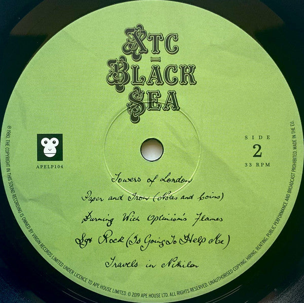 XTC : Black Sea (LP, Album, RE, RM, 200)