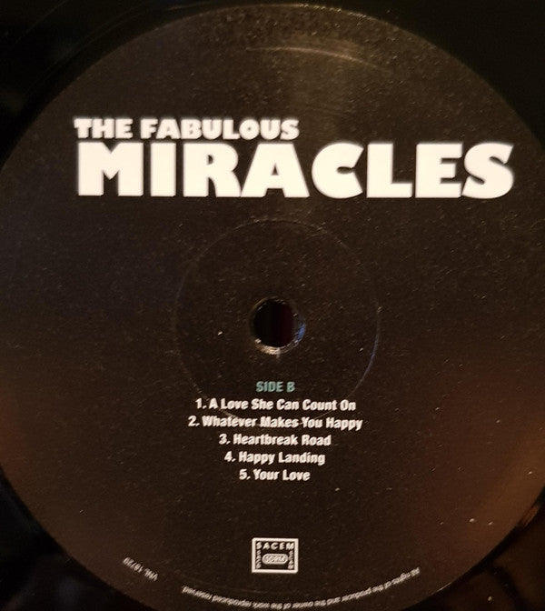 The Miracles : The Fabulous Miracles (LP, Album, RE, Unofficial, 180)
