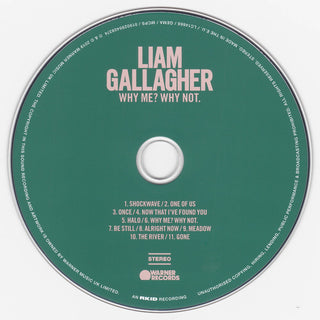 Liam Gallagher : Why Me? Why Not. (CD, Album)