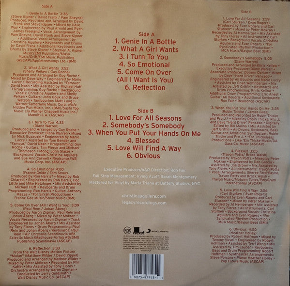 Christina Aguilera : Christina Aguilera (LP, Album, Ltd, Pic, RE, RM)