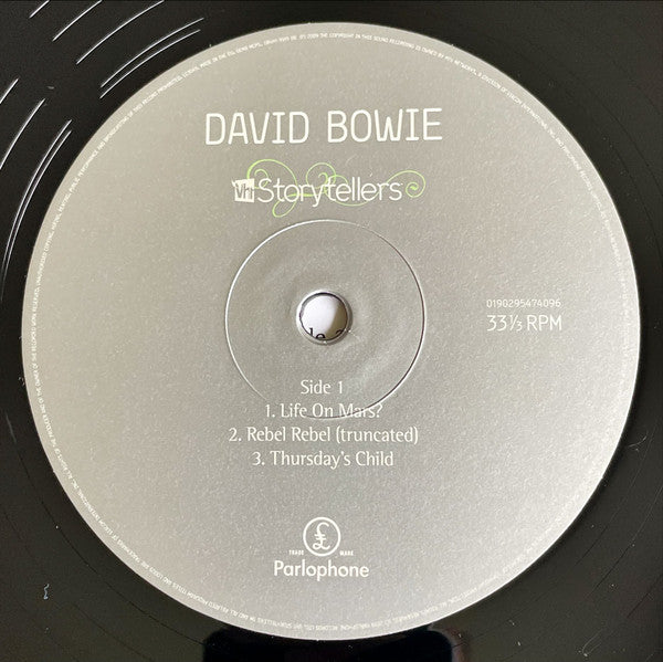 David Bowie : VH1 Storytellers (2xLP, Album, Ltd, RE)