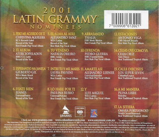 Various : 2001 Latin Grammy Nominees (CD, Comp)