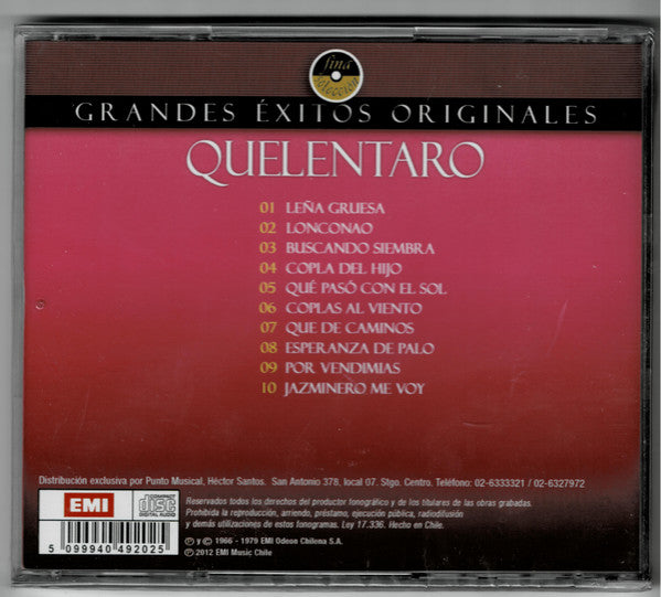 Quelentaro : Grandes Éxitos Originales (CD, Comp)