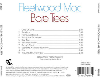 Fleetwood Mac : Bare Trees (CD, Album)