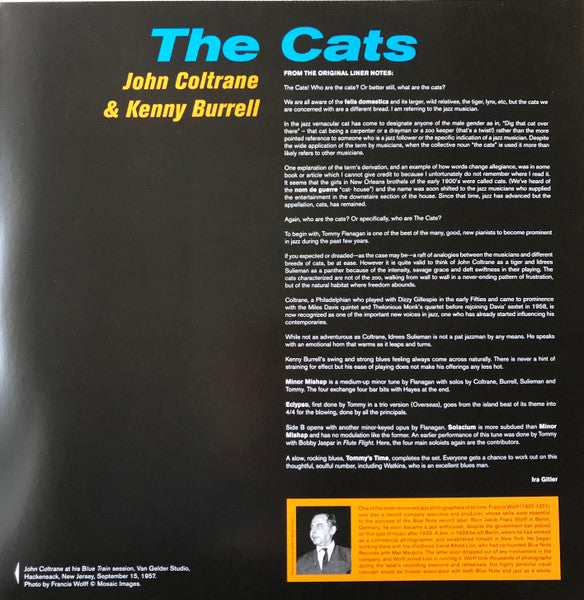 John Coltrane, Kenny Burrell : The Cats (LP, Gat)