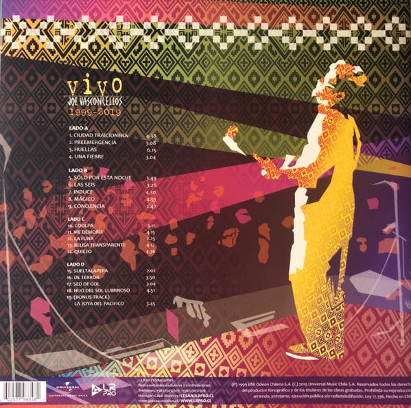 Joe Vasconcellos : Vivo 1999-2019 (2xLP, Album, RM)