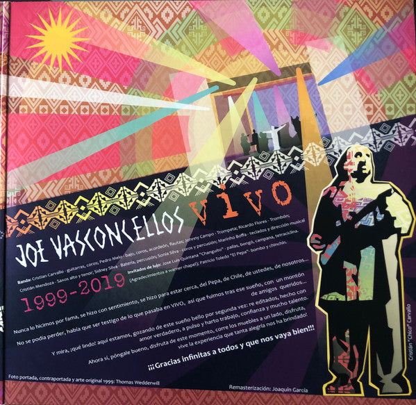 Joe Vasconcellos : Vivo 1999-2019 (2xLP, Album, RM)