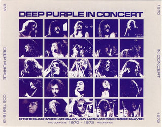 Deep Purple : In Concert (2xCD, Album, RE, RP)