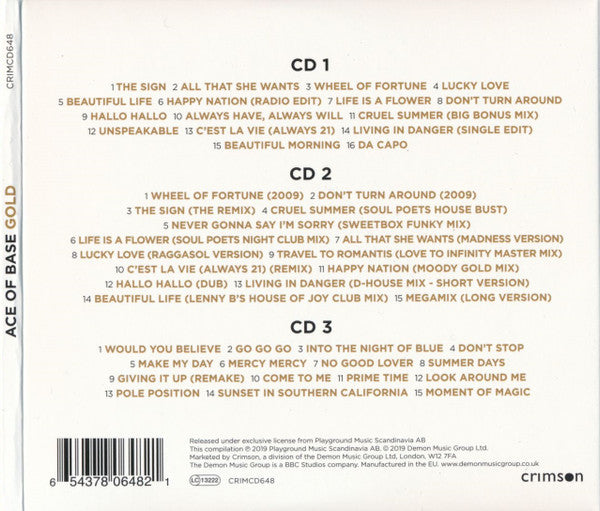 Ace Of Base : Gold (3xCD, Comp)