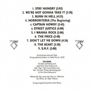 Twisted Sister : Stay Hungry (CD, Album, RE, RP)