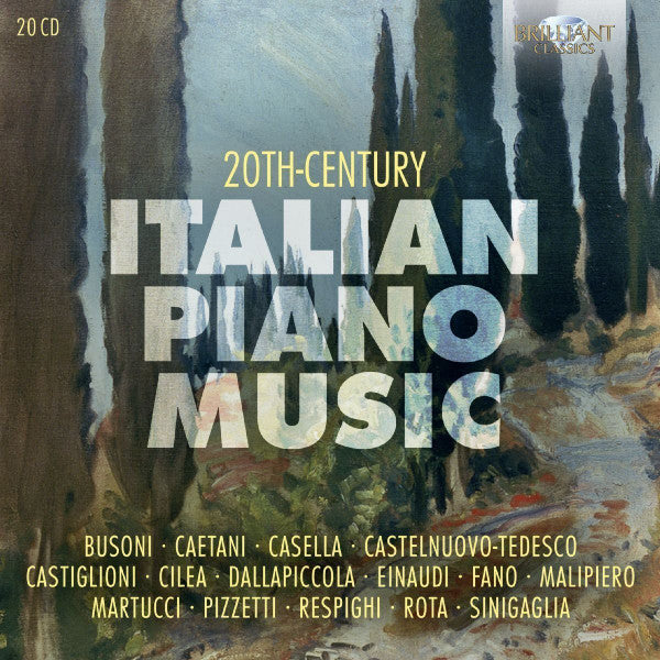 Various : 20th-Century Italian Piano Music (20xCD + Box, Comp)