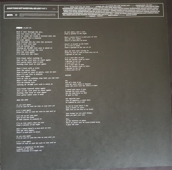 Foals : Everything Not Saved Will Be Lost: Part 2 (LP, Album)
