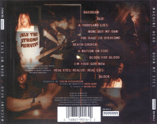 Machine Head (3) : Burn My Eyes (CD, Album, RE, RP)