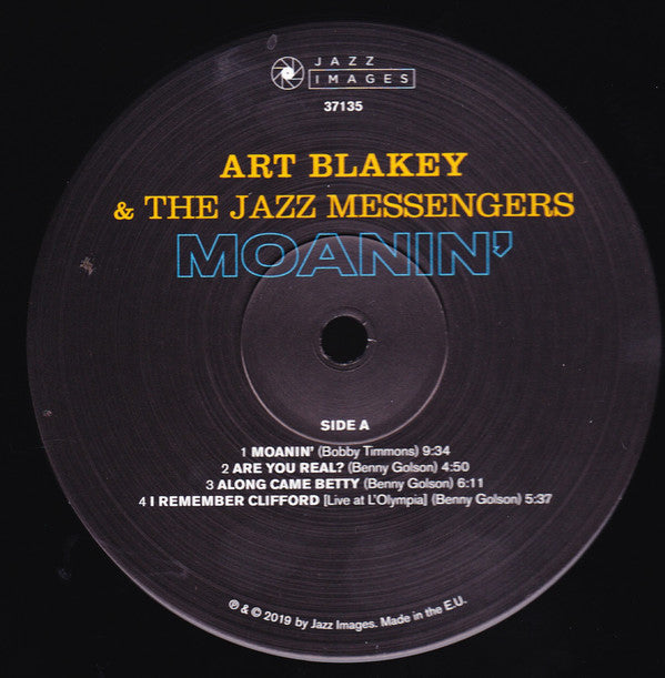 Art Blakey & The Jazz Messengers : Moanin’ (LP, Album, Ltd, RE, 180)