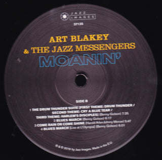 Art Blakey & The Jazz Messengers : Moanin’ (LP, Album, Ltd, RE, 180)