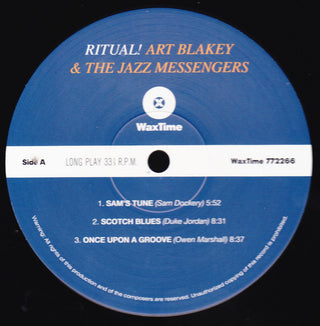 Art Blakey & The Jazz Messengers Featuring Jackie McLean & Bill Hardman : Ritual (LP, Album, Ltd, RE, RM, 180)