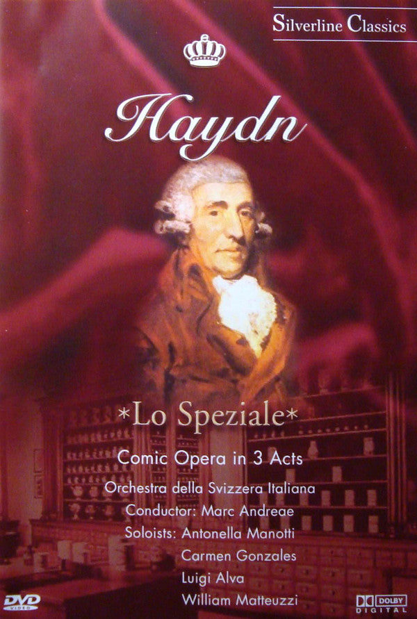Joseph Haydn, Orchestra Della Radio Televisione Della Svizzera Italiana, Marc Andreae, Antonella Manotti, Luigi Alva, William Matteuzzi : Haydn: Lo Speziale (DVD-V, Multichannel, PAL)