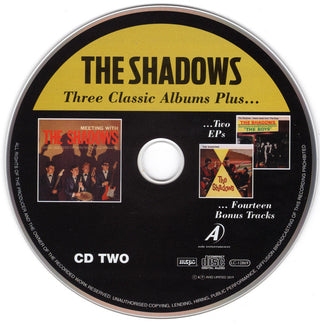 The Shadows : Three Classic Albums Plus... (CD, Comp)