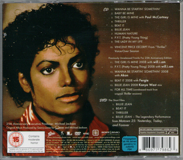 Michael Jackson : Thriller 25 (CD, Album, RM, Sli + DVD-V, NTSC)