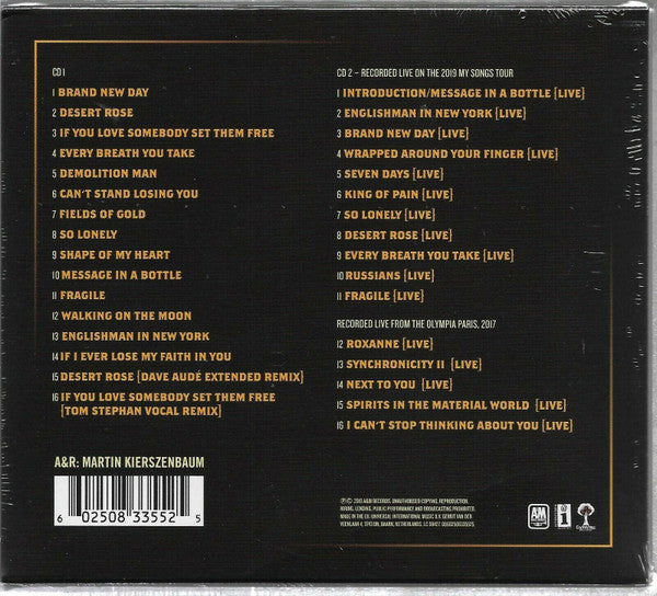 Sting : My Songs (2xCD, Album, S/Edition, Fna)