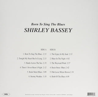 Shirley Bassey : Born To Sing The Blues (LP, Comp, RE)