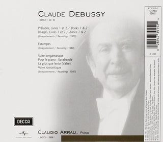 Claude Debussy - Claudio Arrau : Arrau Heritage - Debussy (3xCD, Comp, RE, RM)