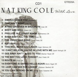 Nat King Cole : With Love (5xCD, Comp, RM + Box)