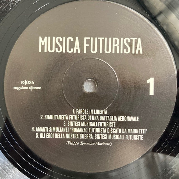Various : La Musica Futurista Nell’Italia E Nel Mondo (2xLP, Comp, Ltd, M/Print, Num, Unofficial)