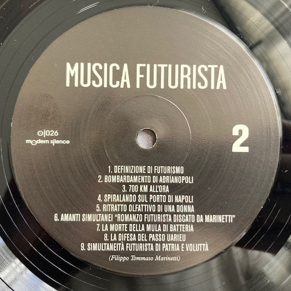 Various : La Musica Futurista Nell’Italia E Nel Mondo (2xLP, Comp, Ltd, M/Print, Num, Unofficial)