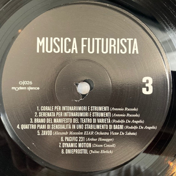 Various : La Musica Futurista Nell’Italia E Nel Mondo (2xLP, Comp, Ltd, M/Print, Num, Unofficial)