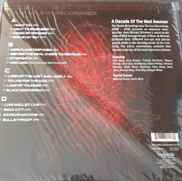 Michael Schenker : A Decade Of The Mad Axeman (The Studio Recordings) (2xLP, Comp)