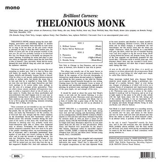 Thelonious Monk : Brilliant Corners (LP, Album, Mono, RE, 180)