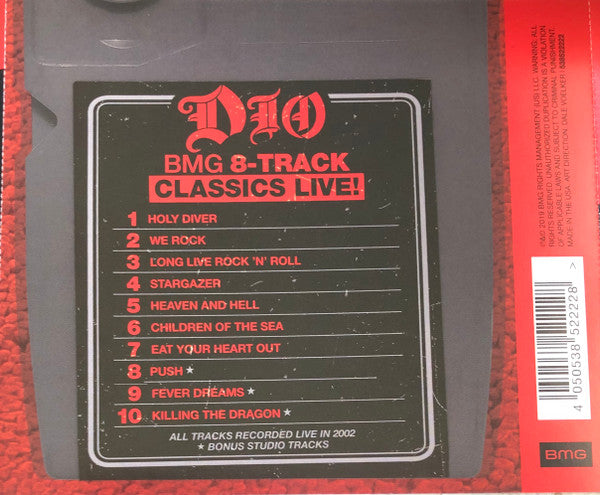 Dio (2) : BMG 8-Track Classics Live! (CD, Comp)