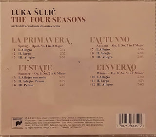 Luka Šulić : Vivaldi: The Four Seasons (CD, Album)