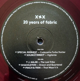 Various : 20 Years Of Fabric (2xLP, Comp, Pur)