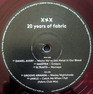 Various : 20 Years Of Fabric (2xLP, Comp, Pur)