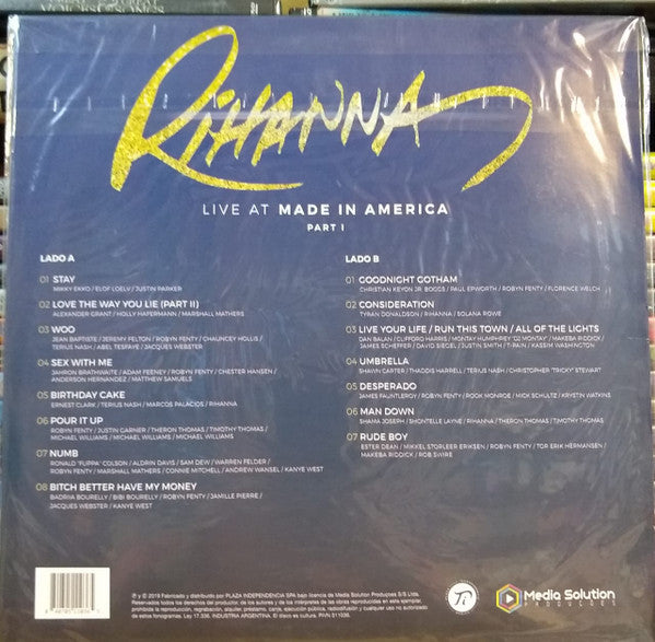 Rihanna : Live At Made In America Part 1 (LP, Unofficial)
