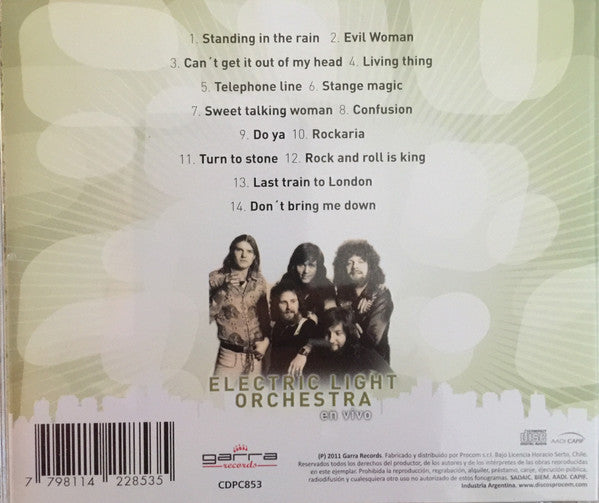Electric Light Orchestra : Grandes Exitos Electric Light Orchestra en vivo (CD, Comp)
