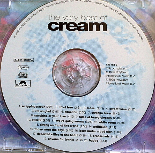Cream (2) : The Very Best Of Cream (CD, Comp, RM, RP)