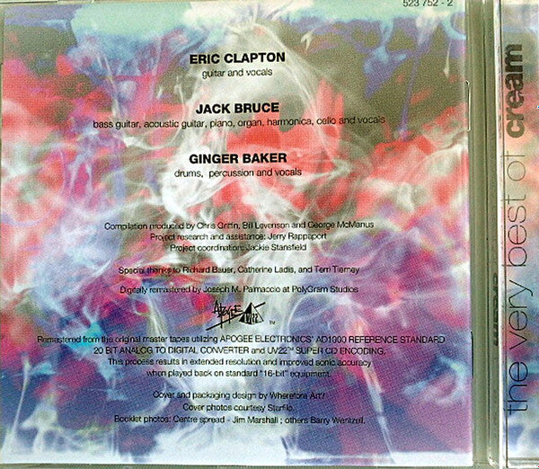 Cream (2) : The Very Best Of Cream (CD, Comp, RM, RP)