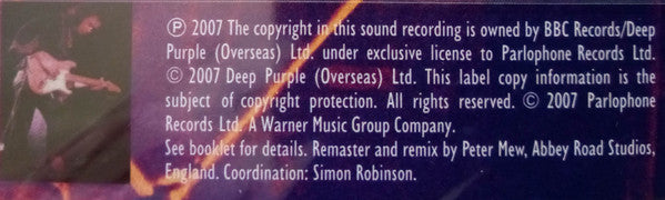 Deep Purple : Live In London (2xCD, Album, RE, RM)