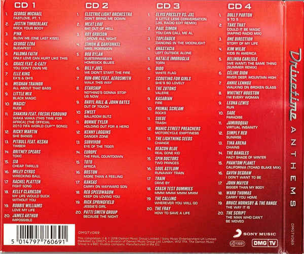 Various : Drivetime Anthems (4xCD, Comp)