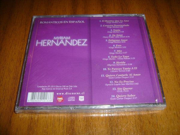 Myriam Hernandez : Romanticos En Español (CD, Comp)