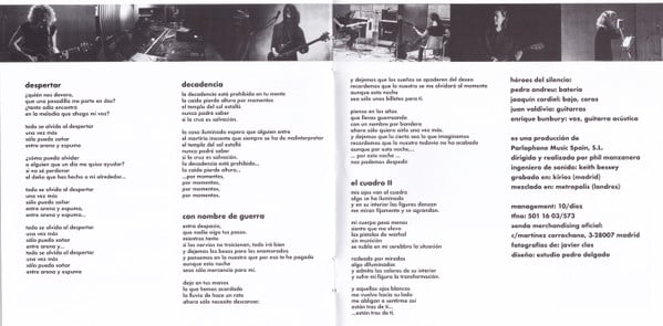 Héroes Del Silencio : Senderos De Traición (CD, Album, RE)