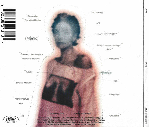 Halsey : Manic (CD, Album, Dig)