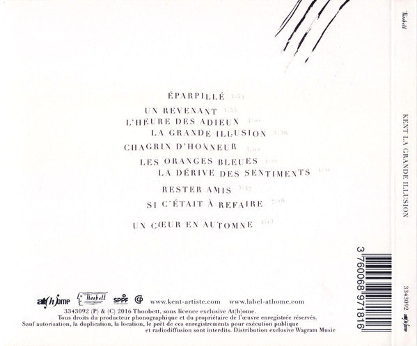 Kent (7) : La Grande Illusion (CD, Album, Dig)